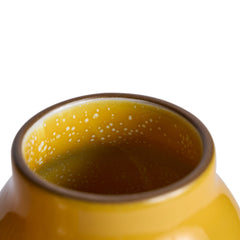 Tall Vase in Zinnia and Sunflower Gloss Watercolor