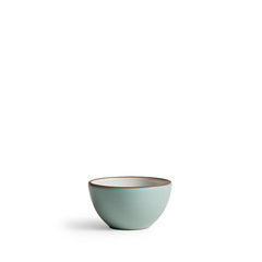 Plaza Dessert Bowl in Opaque White / Nimbus