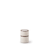 Matchstick Holder in Opaque White and Matte Brown