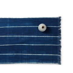Indigo Cotton Tie Dyed Runner
