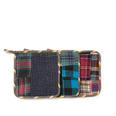 Patchwork Flannel Pot Holder