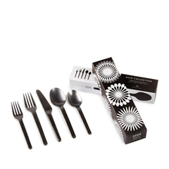 Muir Flatware in Onyx (5 Piece Setting)