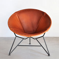 Leather Round Chair