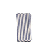 Organic Cotton Ticking Stripe Napkins (Set of 4)