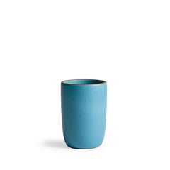 Tall Modern Cup in Cyan