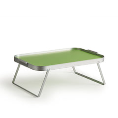 Lap Tray in Summer Green with Silver Surrounds