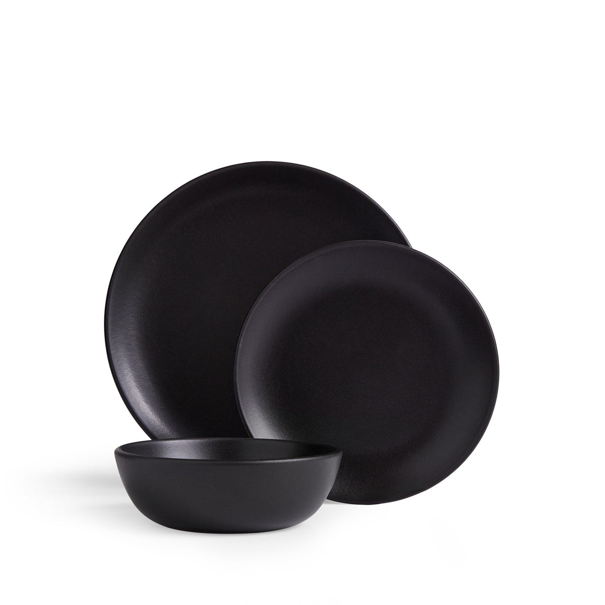 Obsidian 3-Piece Dinnerware Set