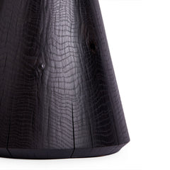 #7 Multi-Facet Pedestal in Oxidized Oak