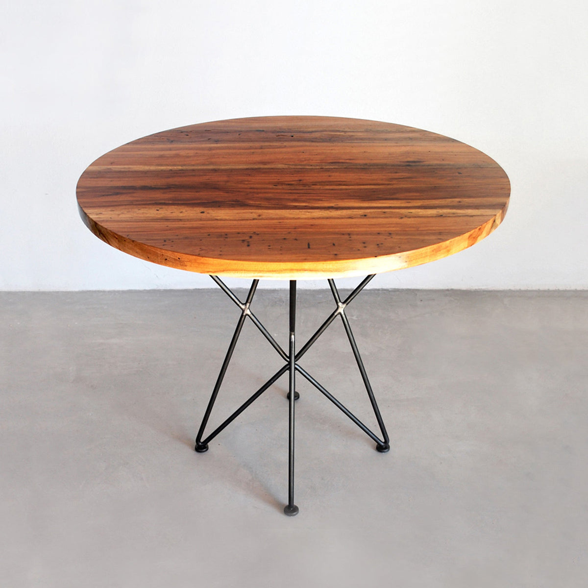 Pecan Top Round Cafe Table 36"