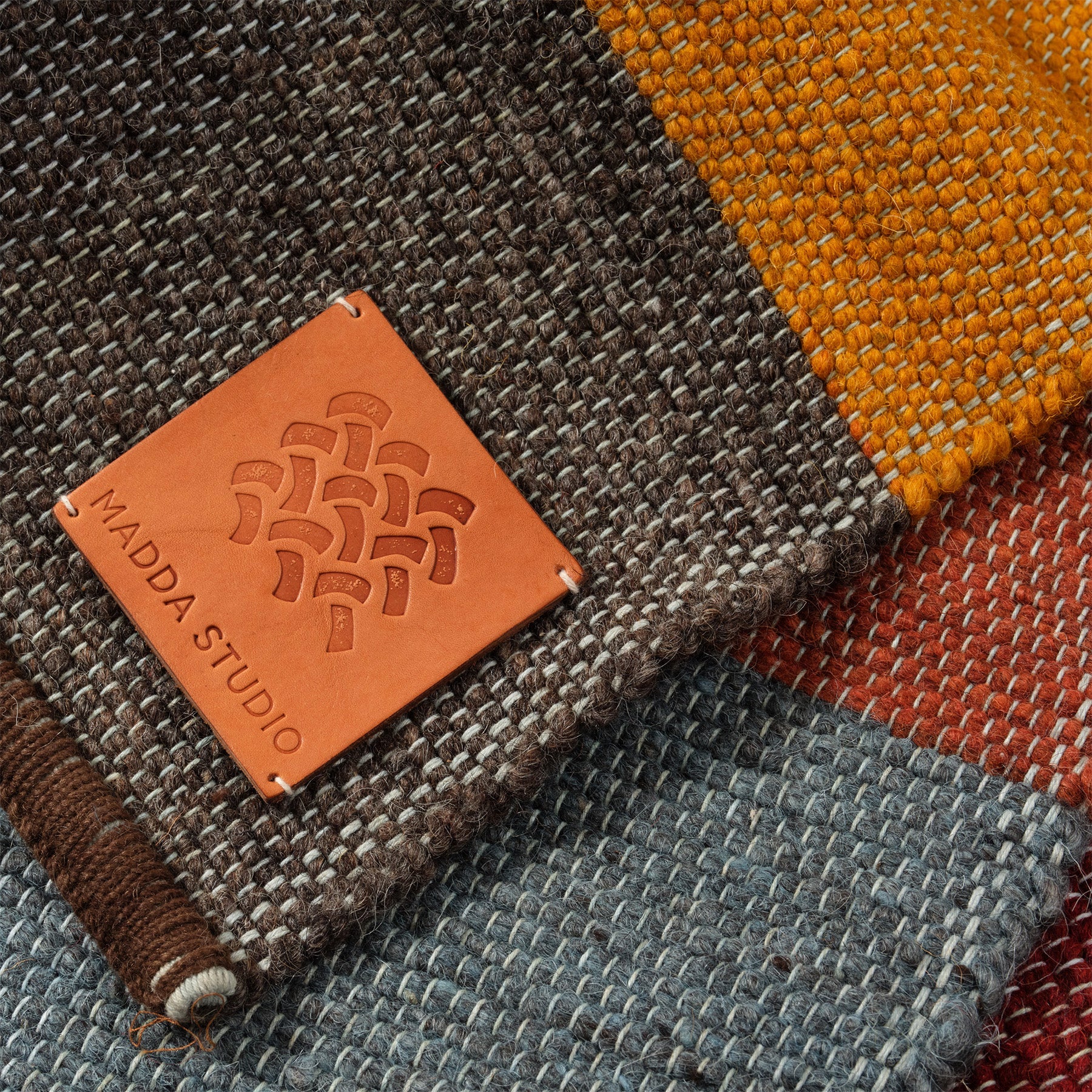 Wool Remnant Hand Woven Rug 2