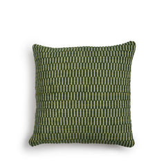 Natural Dye Wool Pillow in Green