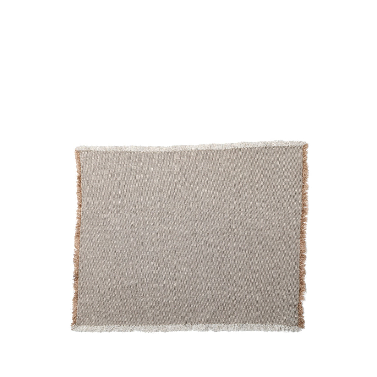 Linen Hopsack Placemat in Isabella Beige (Set of 2)