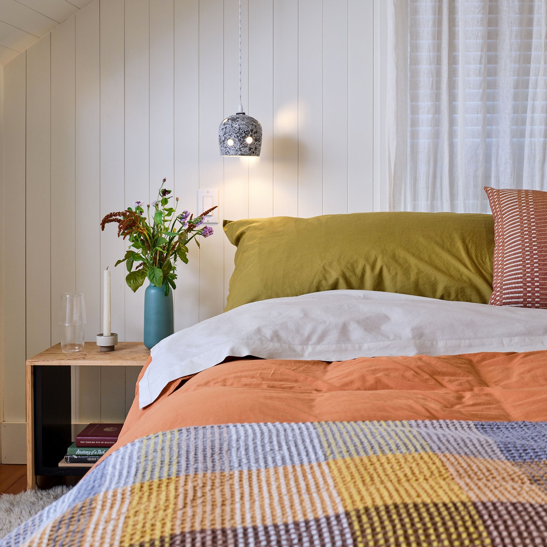 Percale Cotton Sheet Set in Ash Gray