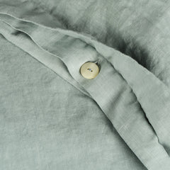 Tela Linen Duvet Cover in Ash Gray