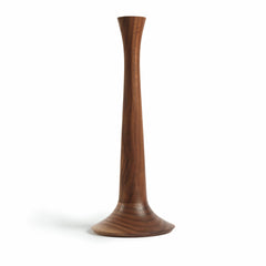 Traditional Candle Stick Holder in Walnut
