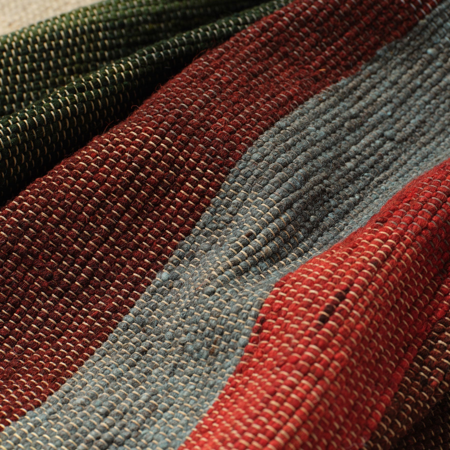 Wool Remnant Hand Woven Rug 22