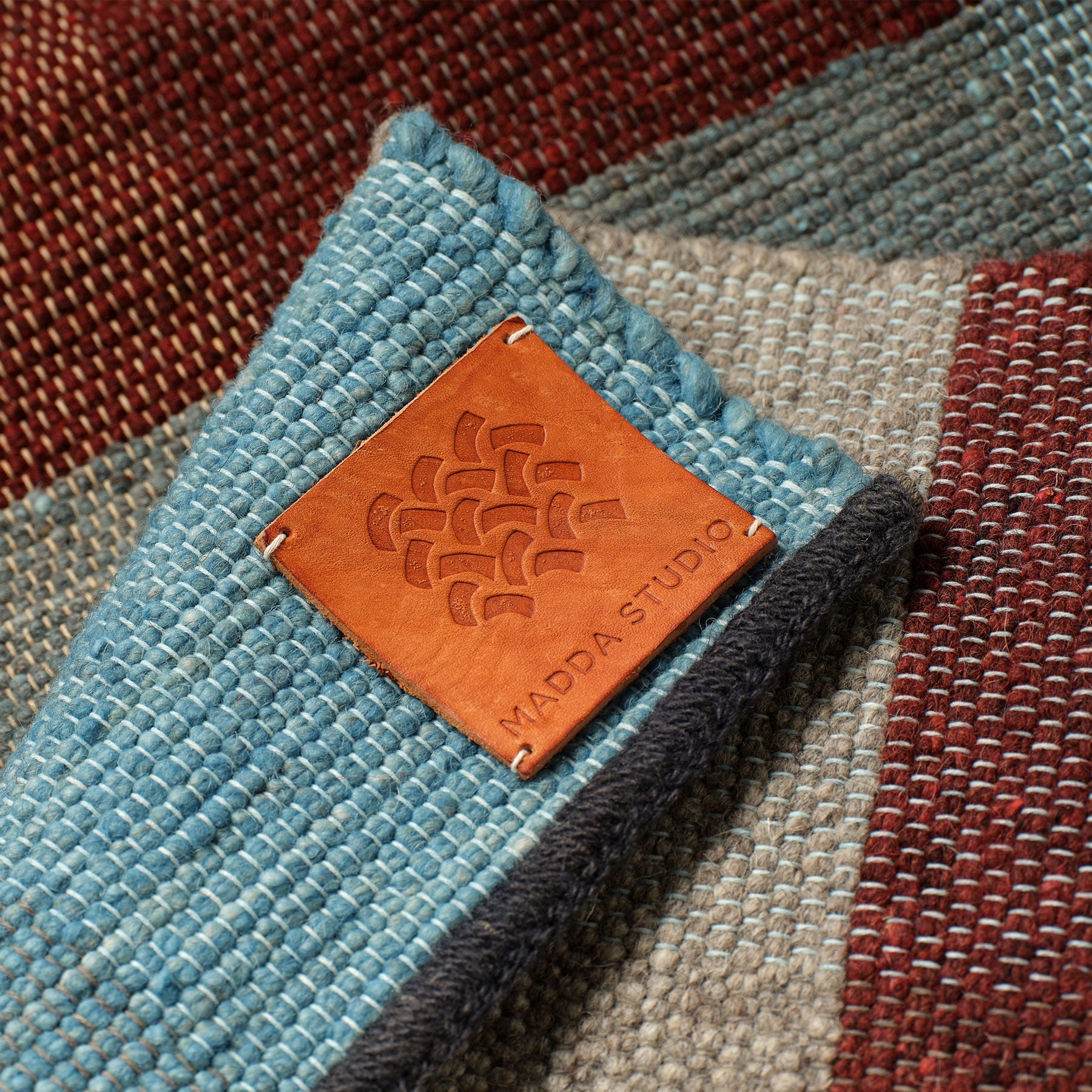 Wool Remnant Hand Woven Rug 22