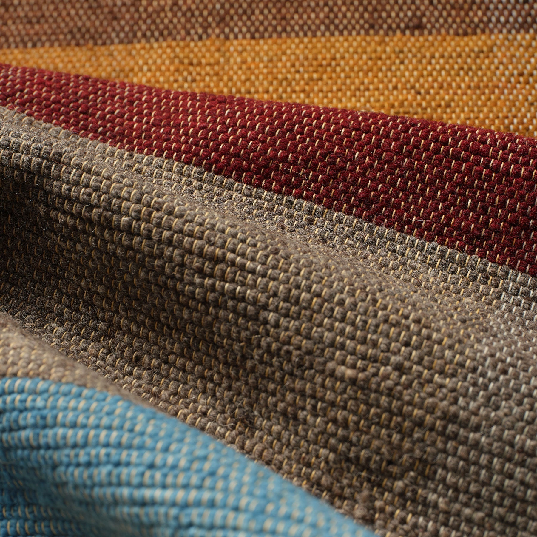 Wool Remnant Hand Woven Rug 25