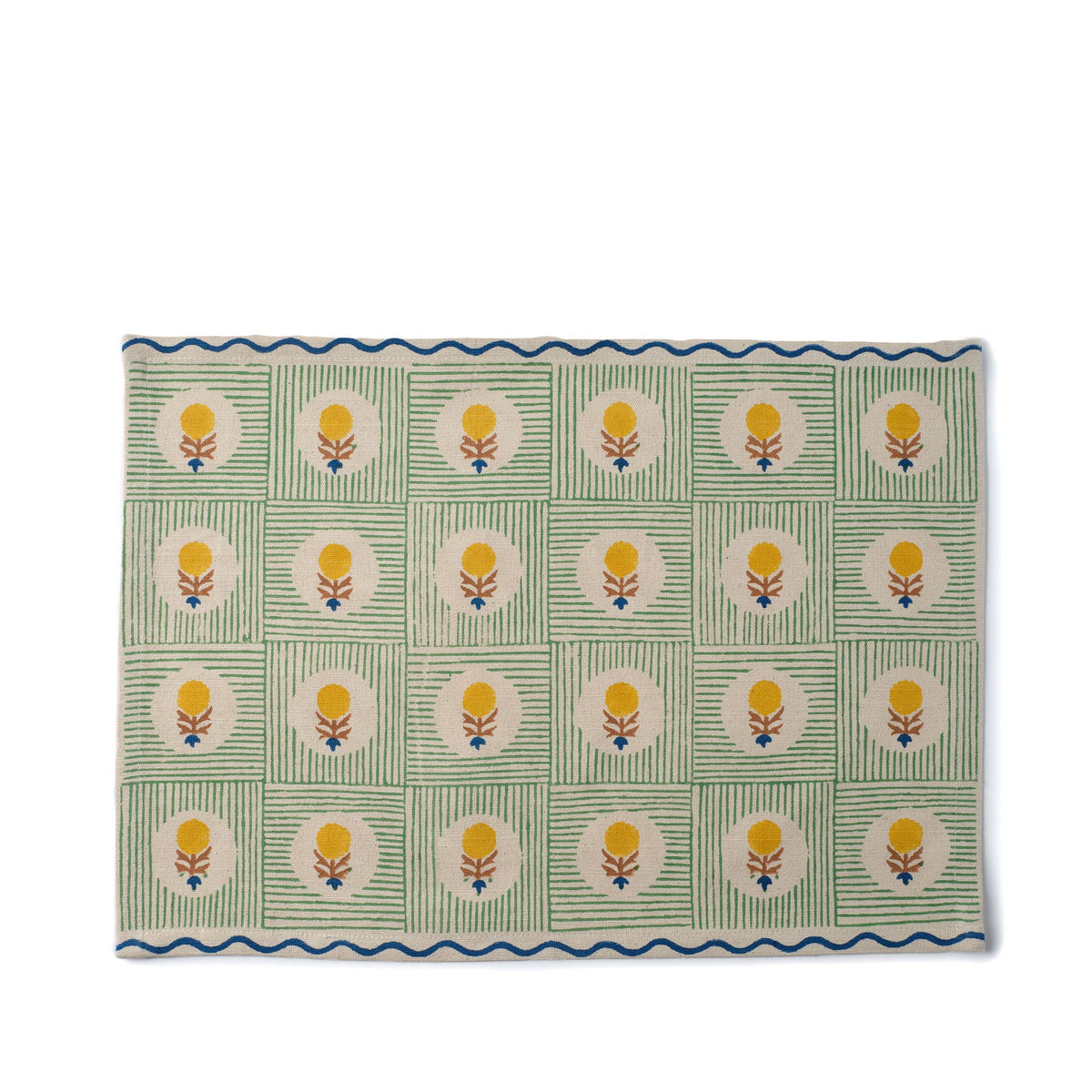 Namita Placemat in Blue/Green