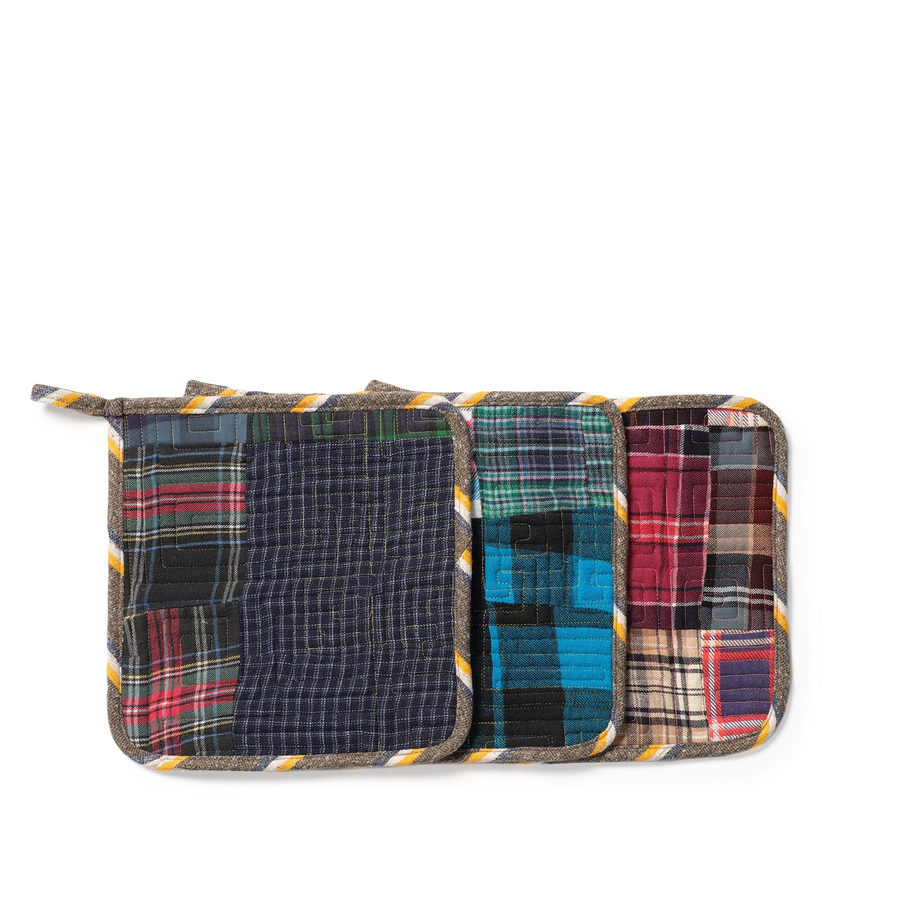 Patchwork Flannel Pot Holder
