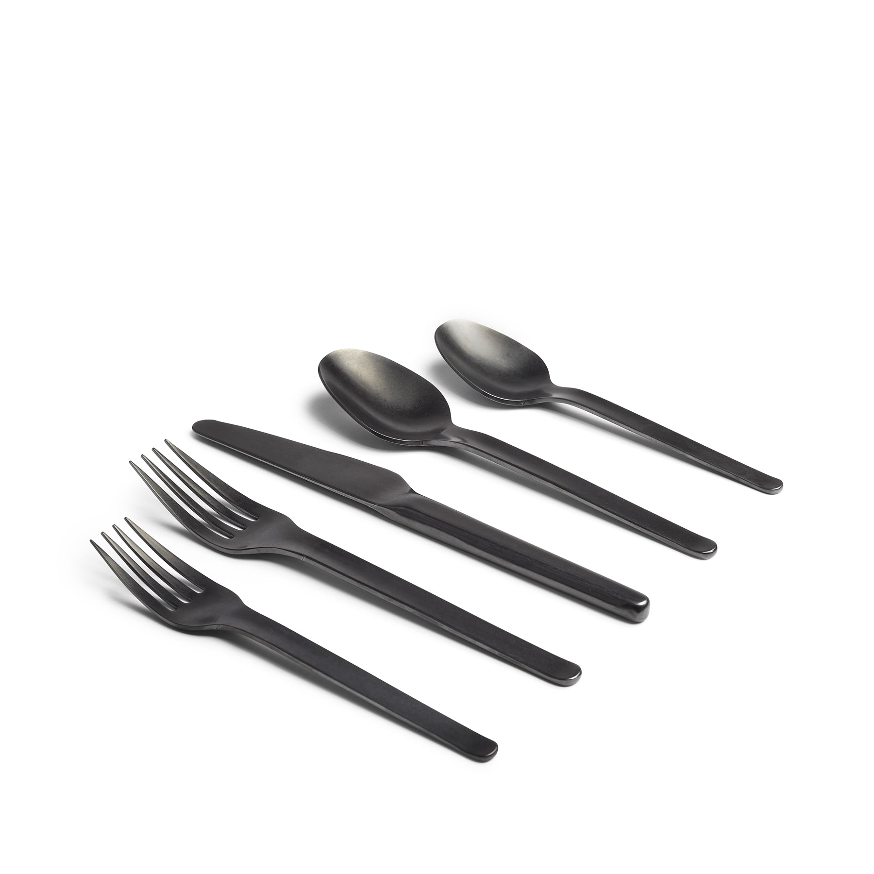Muir Flatware in Onyx (5 Piece Setting)