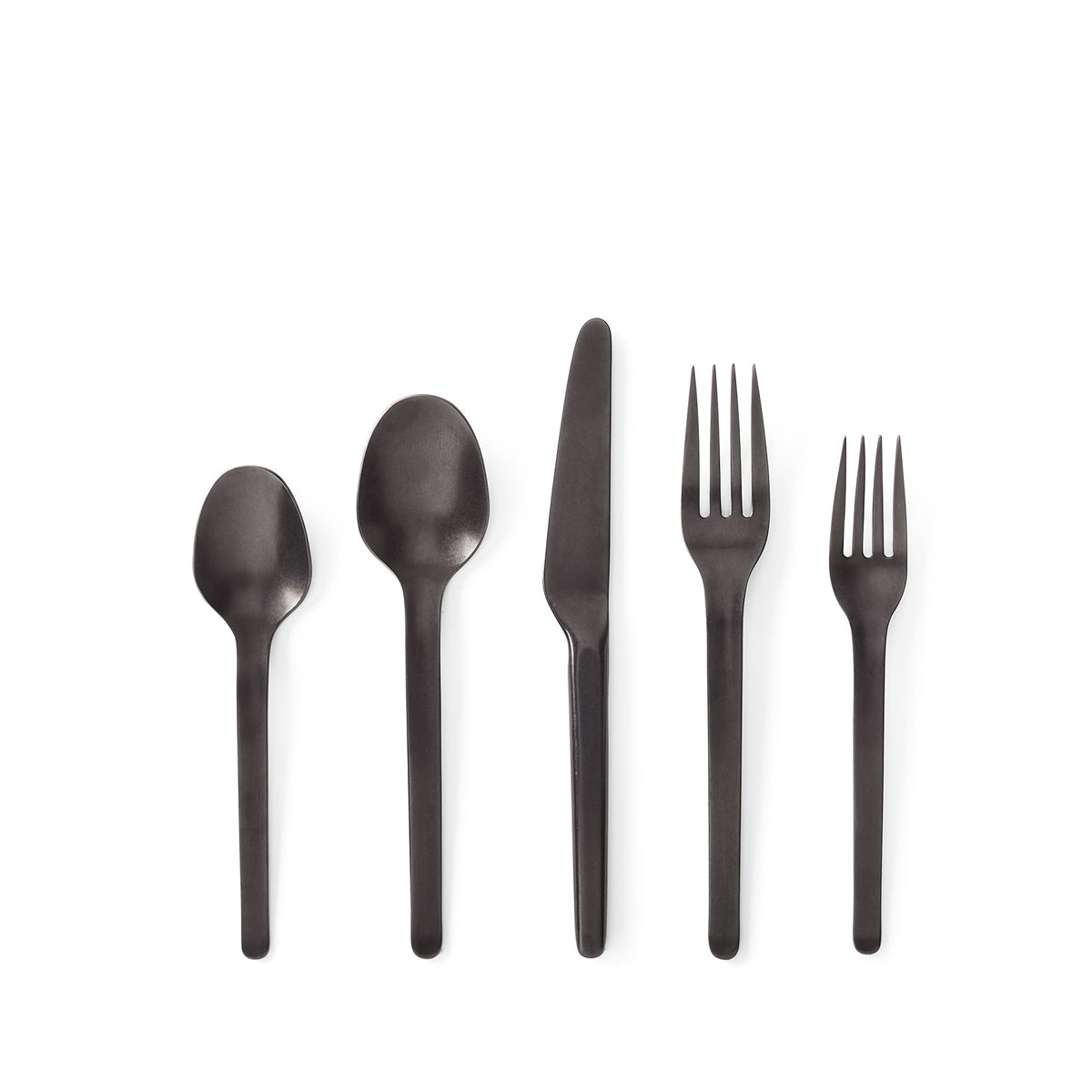 Muir Flatware in Onyx (5 Piece Setting)